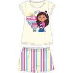 Gábinin kouzelný domek - licence Dívčí pyžamo - Gábinin kouzelný domek 5204005, světle žlutá / proužek Barva: Žlutá, Velikost: 110