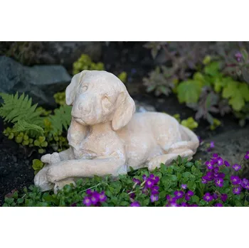 Zahradní dekorace ZahradniDekorace soška Rotvajler, výška 22 cm, 8,5 kg