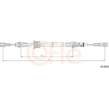 Autodíl Tažné lanko, parkovací brzda COFLE 10.6852