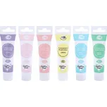 Sada gelových barev Rainbow Dust, pastel 6ks x 25g - Rainbow Dust