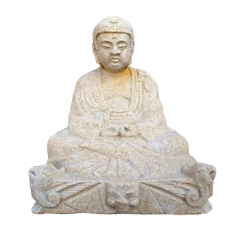 Zahradní dekorace ZahradniDekorace Kamenná socha - socha Buddhy, výška 26 cm, 7,5 kg