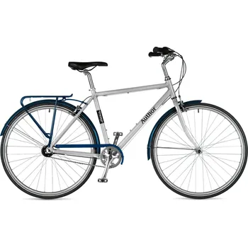 Městské kolo Author Voyage 28" stříbrné/modré 2023 22"