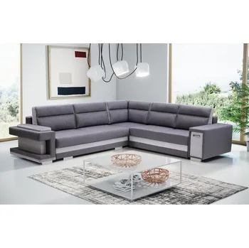 Obývací stěna Sedací souprava Andy 2 pravá šedá