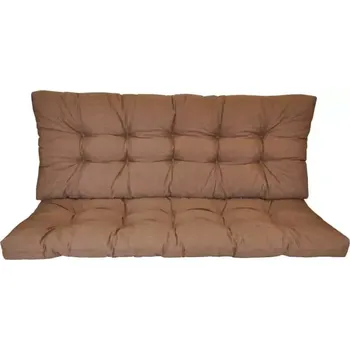 Podsedák Polstr na zahradní houpačku 120 cm - hnědý melír - SLEVA 3% s kodem radost25