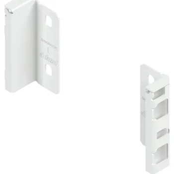 Nábytkové kování BLUM Držák zad Merivobox hedvábně bílá matná L+P Výška zásuvky [mm]: Výška zad "M"