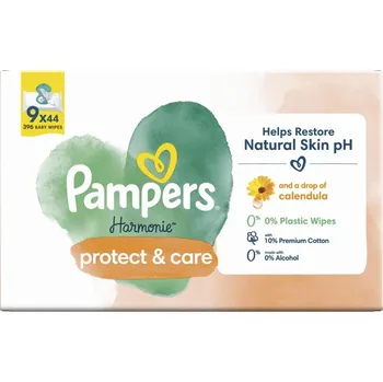 Dětský vlhčený ubrousek Pampers Vlhčené ubrousky Harmony Coco 9 x 44 ks