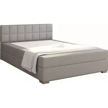 Postel Boxpringová postel FERATA KOMFORT 140x200, šedá - doprava zdarma - SLEVA 3% s kodem radost25