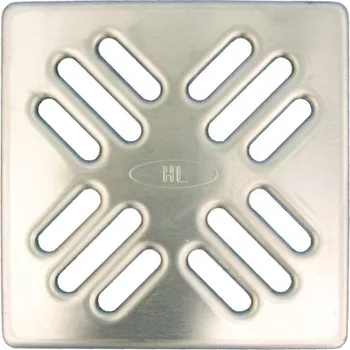 Sifon HL nerezová vtoková mřížka 11,5 x 11,5 cm HL037N.1E