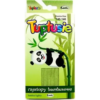 Kojenecké oblečení Syntex Dětské bambusové punčocháče Tuptusie zelená Velikost oblečení: 140-146