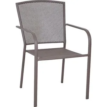 Kovové křeslo na zahradu / terasu, drátěné (tahokov), nosnost 100 kg