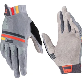 Cyklistické rukavice LEATT CYKLISTICKÉ RUKAVICE MTB 2.0 X-FLOW TITANIUM GREY VELIKOST S
