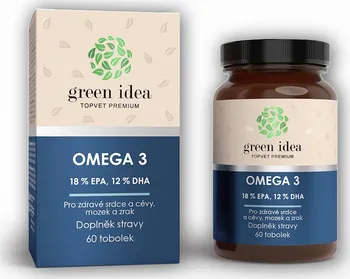 Přírodní produkt GREEN IDEA Topvet Omega 3 60 tob.