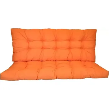 Podsedák Polstr na zahradní houpačku 120 cm - oranžový melír - SLEVA 3% s kodem radost25