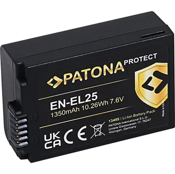 PATONA baterie pro foto Nikon EN-EL25 1350mAh Li-Ion Protect Z50 / Z fc / Z30
