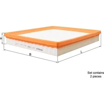 Vzduchový filtr Vzduchový filtr MAHLE LX 1264/S