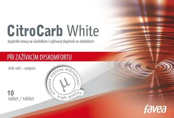Přírodní produkt Favea CitroCarb White 10 tbl.