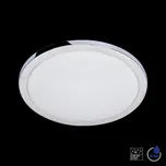 VITTO koupelnové stropní svítidlo LED 18W 1850lm 4000K 31cm kulaté IP44, chromové/třpitivý efekt