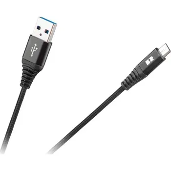 Datový kabel Kabel REBEL RB-6000-100-B USB/Micro USB 1m Black