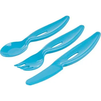 dětská jídelní sada Canpol babies Plastový příbor 3ks I love Mummy/Daddy Barva: Modrá