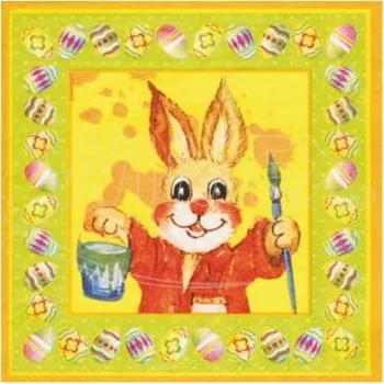 Papírový ubrousek Ubrousek 3vrstvý Velikonoce, 33 x 33 cm[20 ks]