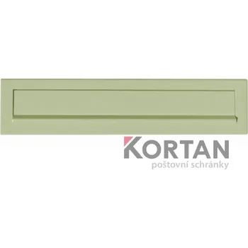 Poštovní schránka Dveřní vhoz 375 mm RAL 7040 - šedá