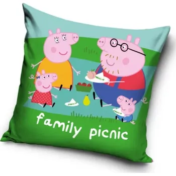Polštář Povlak na polštář Prasátko Peppa (11)