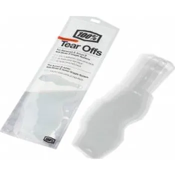 Motocyklové brýle 100 % ARMEGA FORECAST STANDARD TEAR-OFFS 50 PACK - GOGGLE / ROLL-OFF KS