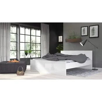 Postel Postel Simplicity 213 160x200 cm bílý lesk - SLEVA 3% s kodem radost25