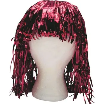 Karnevalová paruka Paruka lametová - červená - 5800-03