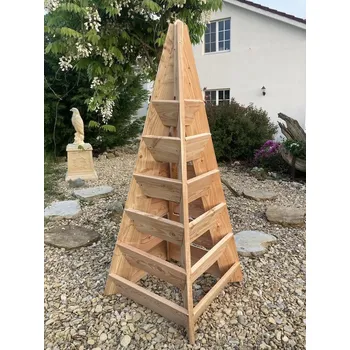 Zahradní dekorace ZahradniDekorace Modřínové záhony pro jahody a bylinky - NATUR, 60x60, výška 140 cm