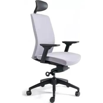 Kancelářská židle J2 SP černý plast - šedá 206 - SLEVA 3% s kodem radost25