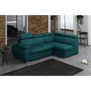 Obývací stěna Sedací souprava Bodie VII pravá tyrkysová