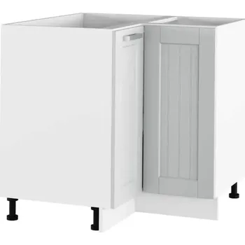 Kuchyňská linka Spodní rohová skříňka JULIA TYP 62 – světle šedá/bílá - SLEVA 3% s kodem radost25