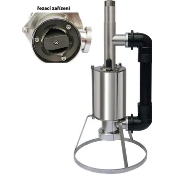 Čerpadlo INOX Morava vřetenové kalové čerpadlo s řezákem 5-16-T 11kW 400V 10m kabel