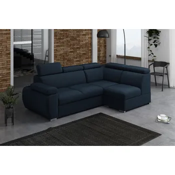 Obývací stěna Sedací souprava Bodie VII pravá modrá