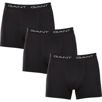 Pánské spodní prádlo 3PACK pánské boxerky Gant černé (900013004-005) 3XL Možnost vrácení zboží ZDARMA do 120 dnů!