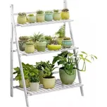 Regál bambus Nepel TYP 1 bílý + dárek zdarma - SLEVA 3% s kodem radost25