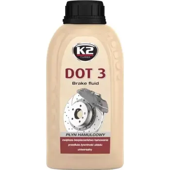 Brzdová kapalina K2 DOT 3 - brzdová kapalina, 250ml