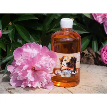 Doghouse-shop.cz Lososový olej - NATURAL EXTRA - pro psy 500ml a 1l Hmotnost: 1l