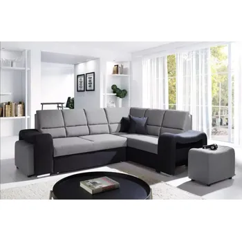 Sedací souprava Sedací souprava Wiki sv.šedá/černá - PRAVÁ - doprava zdarma - SLEVA 3% s kodem radost25