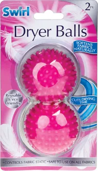 Swirl Eco Friendly míčky do sušičky růžové 2 ks