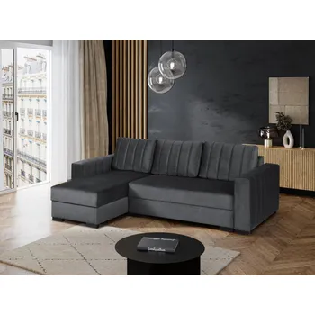 Obývací stěna Sedací souprava Verča UNI tmavě šedá