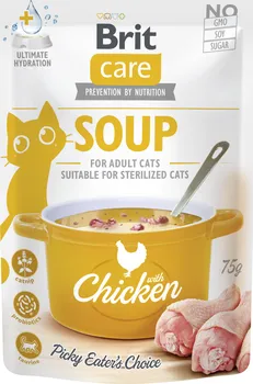 Krmivo pro kočku Brit Care Cat Adult Soup with Chicken 75 g