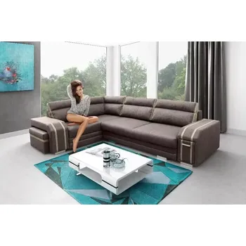 Sedací souprava Sedací souprava Avanti L tm.hnědá/béžová - doprava zdarma - SLEVA 3% s kodem radost25