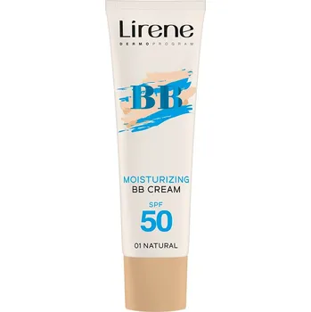 Pleťový krém Lirene, BB hydratačný farebný krém SPF50 01 Natural 30ml
