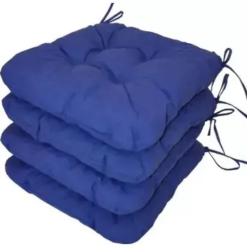 Sedací pytel Sedák UNI set 4 kusy - tmavě modrý melír - SLEVA 3% s kodem radost25