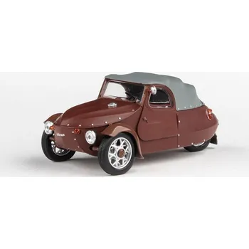 autíčko Velorex 16/350 (1966) - Hnědá/Šedá/Hnědá 1:43 Abrex