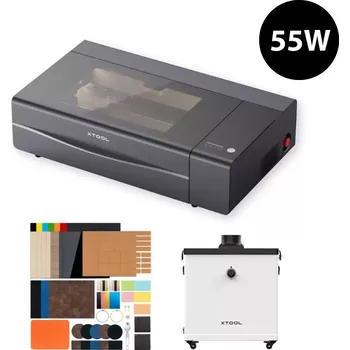 Gravírování xTool - P2 55W CO₂ laserová gravírka (Třída bezpečnosti 1) - Edu kit