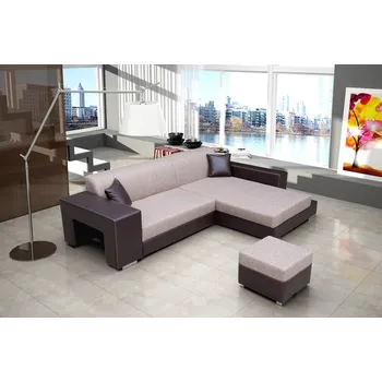 Obývací stěna Sedací souprava Oskar P hnědá