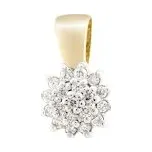 Přívěsek zlatý Hvězdička s brilianty